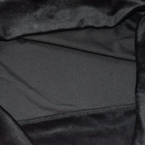 Cable & Gauge Sport Long Sleeve Mock Neck Velour Pullover Top Size M - Picture 7 of 11